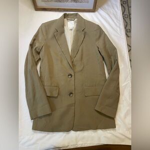 H&M size XXXS olive green blazer
